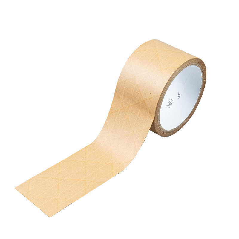 Self-adhesive Kraft Paper Tape Water-free Degradable Tape Hand-tearable Writable Easy-break Masking Sealing Tape
