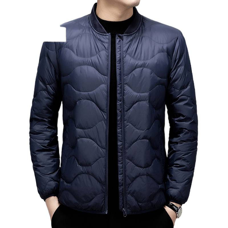 Woodpecker down Jacket Liner Men's 2025 Winter New Style Lightweight Casual Stand-Up Collar Warm Jacket Long-Sleeved Fashionable and Versatile