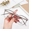 New anti-blue light glasses fashionable all-match tr90 oval frame men's high-grade plate pin glasses frame women