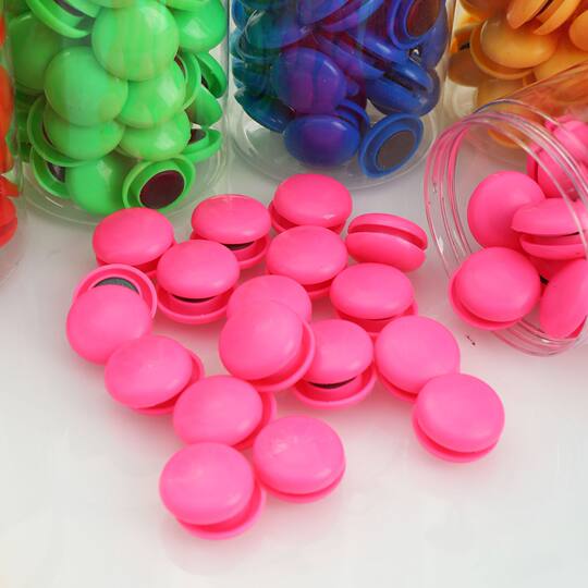 Wholesale whiteboard magnetic nails office color magnet magnetic particles round magnetic buckle teaching aids 30mm magnetic beads