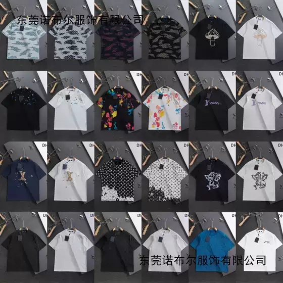 Cross-Border. Correct Version. High-End Version. Lv Short-Sleeve T-Shirt. Dior Short-Sleeve T-Shirt. Fendi Short-Sleeve T-Shirt. Prada Short-Sleeve T-Shirt. 25 New Model Pure Cotton Short-Sleeve T-Shirt