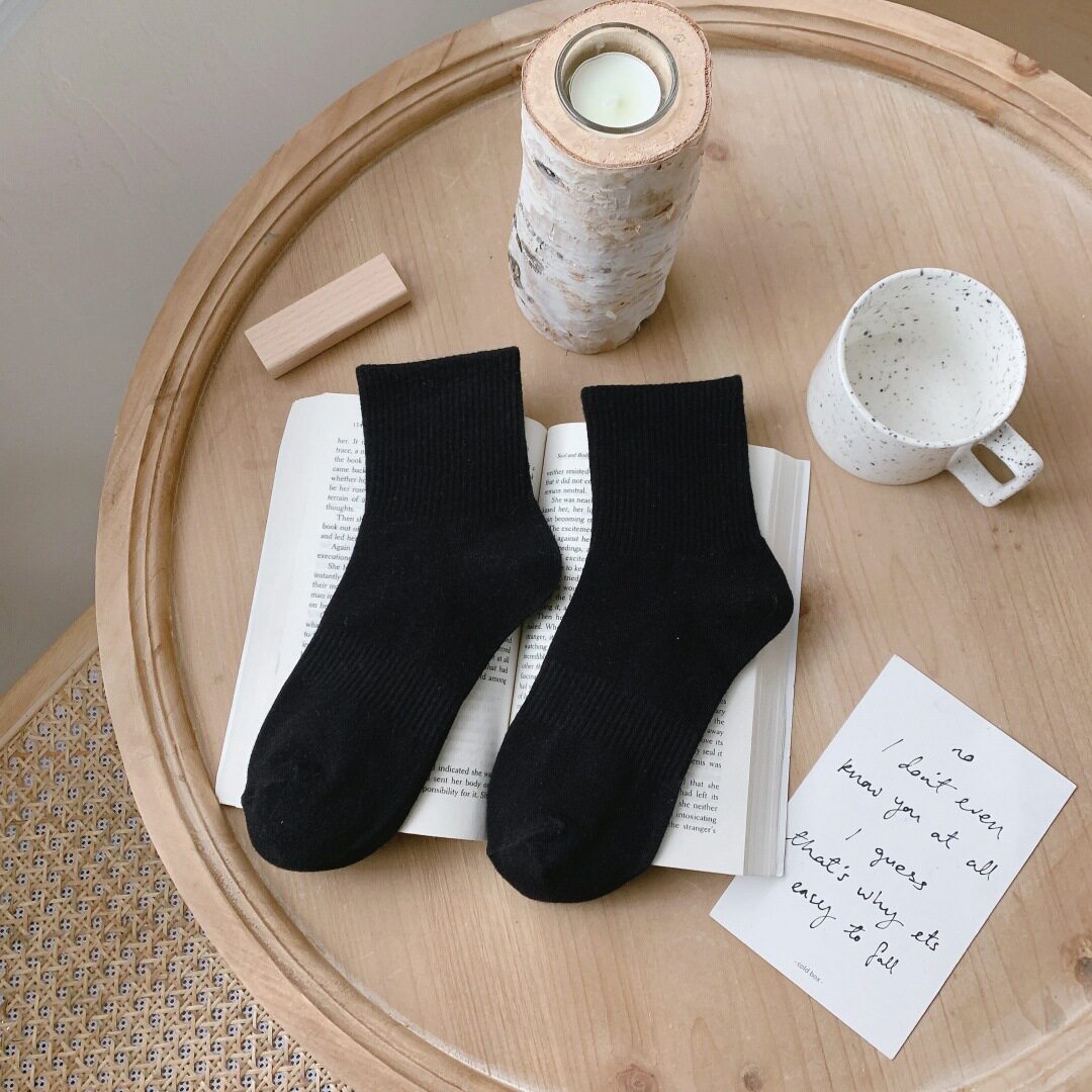 【新疆棉】7A抗菌袜子男女款夏季薄款短筒袜白色学生纯色运动船袜