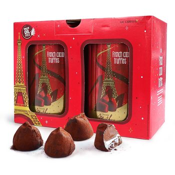 French Imported Mans Chocolate Truffle Chocolate New Year's Gift New Year's Snack Gift Box