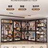 Open Metal Wardrobe Bedroom Floor-Standing Combination Clothes Rack Home Internet Celebrity Customized Walk-In Wardrobe Rack