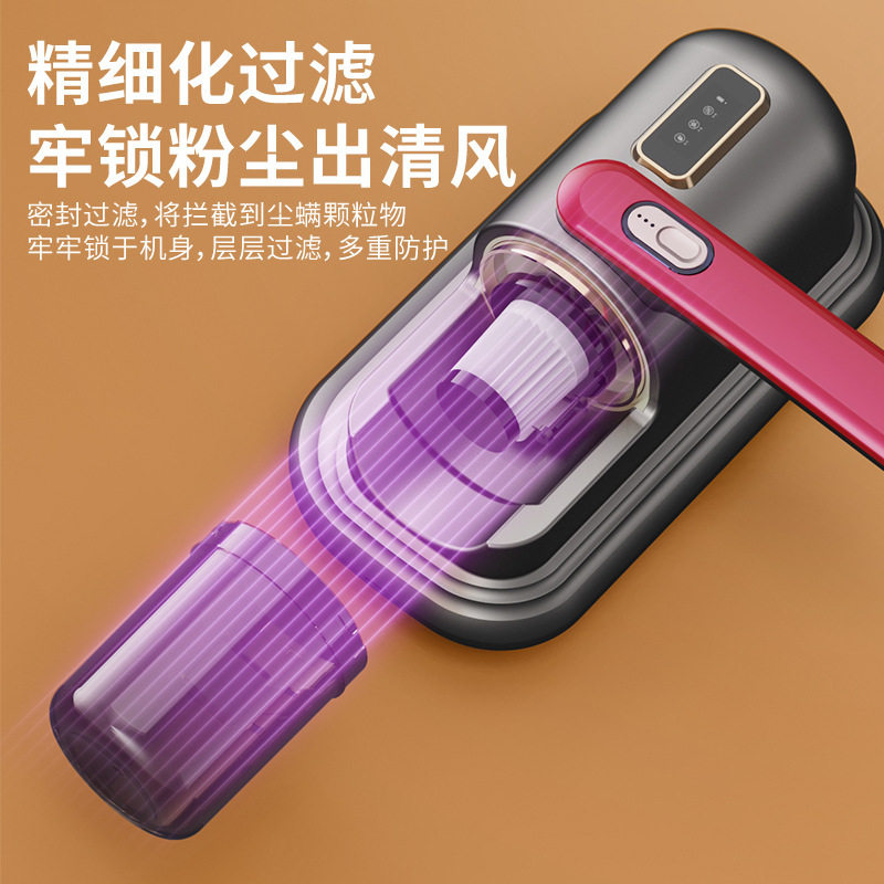 Cross-border new mite remover household bed strong suction ultraviolet sterilization cat hair wholesale vacuum cleaner