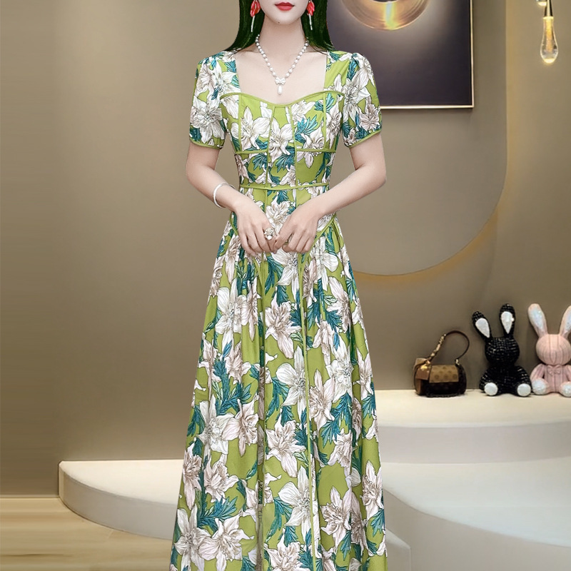 (Mới) Mã K4911 Giá 1300K: Váy Đầm Liền Thân Nữ Dotdhi Hàng Mùa Hè Họa Tiết Hoa Thời Trang Nữ Chất Liệu G04 Sản Phẩm Mới, (Miễn Phí Vận Chuyển Toàn Quốc).