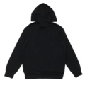 Fleece-lined black with a small red heart on the front