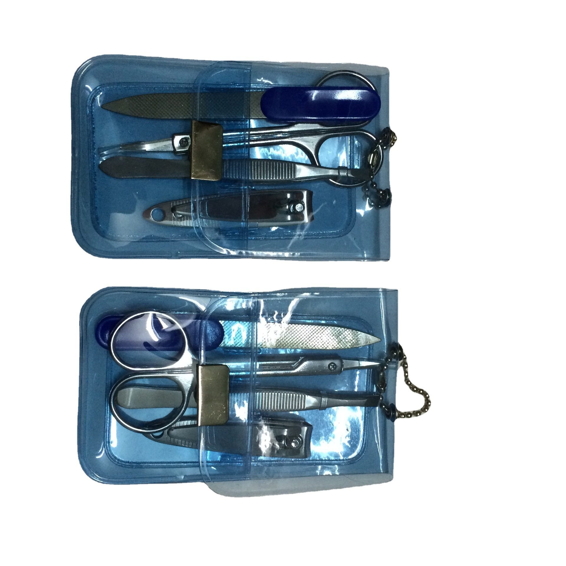 Factory direct PVC nail clippers set nail set four-piece nail clippers gift set Gift Promotion