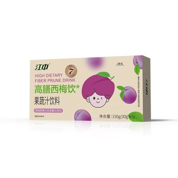 Jiangzhong Huai Cao Shan Prune Drink Fruit and Vegetable Juice Beverage 30g*5 Bags/Box