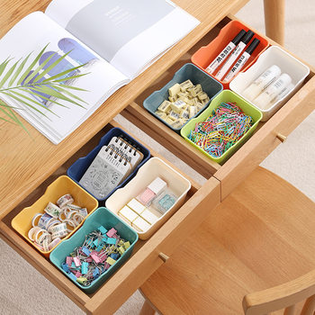 Desktop Storage Box Jewelry Box Sundries Organizer Basket Rectangular Kitchen Small Box Ginger and Garlic Storage Basket