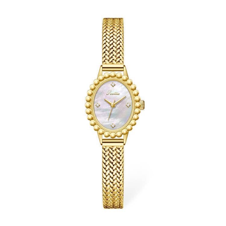 สั่งซื้อนำเข้า Scuderia Scottie Ladies Watch Oval Female Niche Fashion Quartz Ladies Watch จากจีน 1688 taobao alibaba tmall