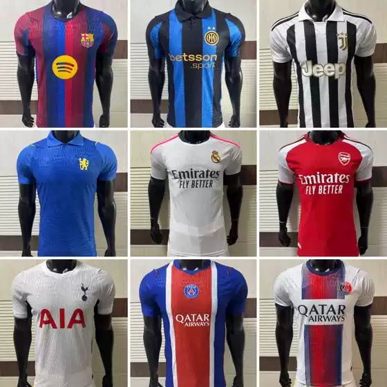 2627 Season Player Version Football Jerseys Arsenal Juventus Barcelona Paris Inter Milan Chelsea Corinthians Jerseys