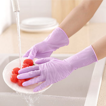Drawer Dishwashing Gloves Lanned Kitchen Vegetable Washing Laundry Household Cleaning Disposable Nitrile Gloves