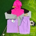 K06 rose red + Mercury stripe purple + 218 purple