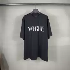 Paris Correct Edition B Home 24 New VOUE Lighthouse Co-printed Loose Sports Men's and Women's Short-sleeved T-shirt