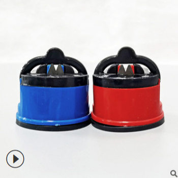 Household kitchen fine iron sharpener with suction cup sharpening tool sharpening stone suction cup positioning sharpener