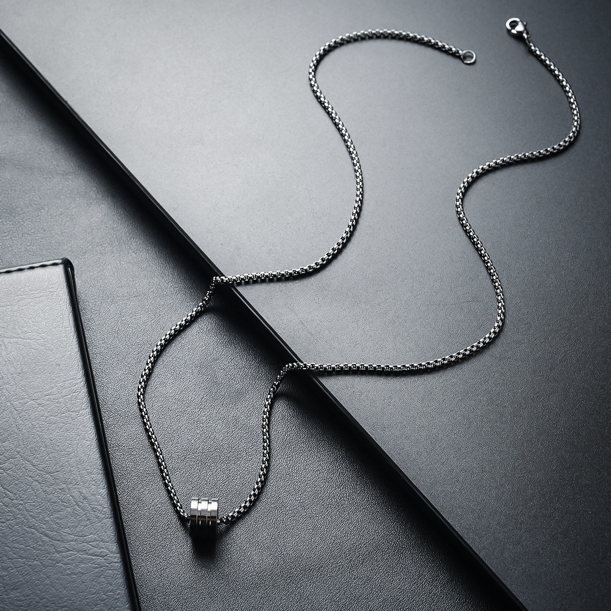 项链男钛钢不掉色简约百搭饰品女毛衣链新款时尚个性爆款嘻哈配饰