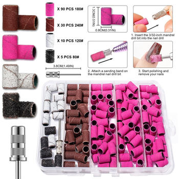 Sandpaper Disc Grinding Head Electric Rust Removal Grinding Wheel Sanding Disc for Wood and Metal Polishing Nail Art Tool Set