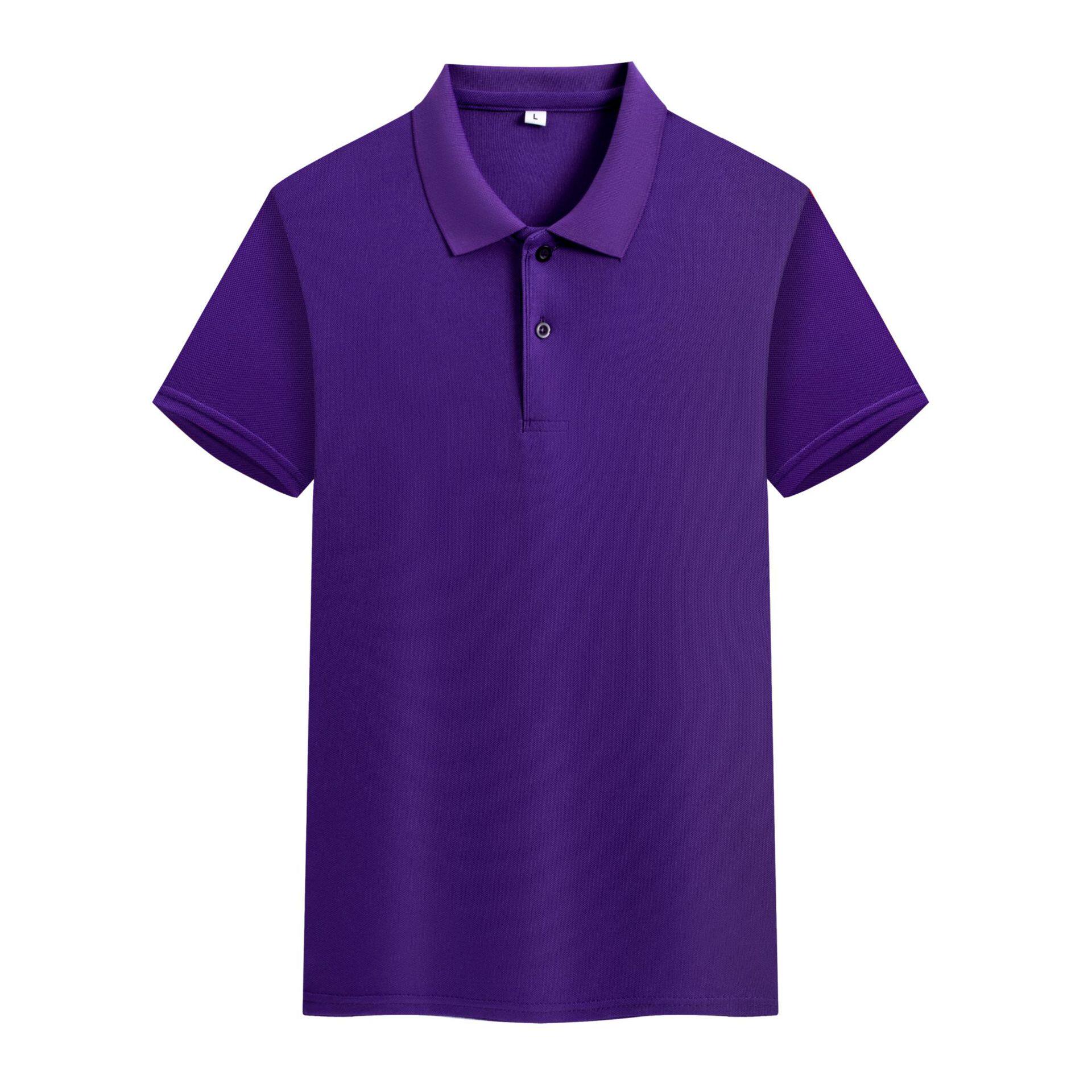 翻领广告衫印字纯棉短袖男Polo衫工作服定制印logo餐饮文化衫刺绣