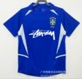 2002 brazil away game 1 printed stussy