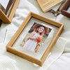 Double-sided transparent photo frame a4 mounted display embossed specimen frame A3 photo acrylic wall frame
