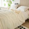 Curled Velvet Blanket Student Dormitory Machine Washable Air-Conditioned Shawl Blanket Summer Magic Plush Blanket Universal for All Seasons