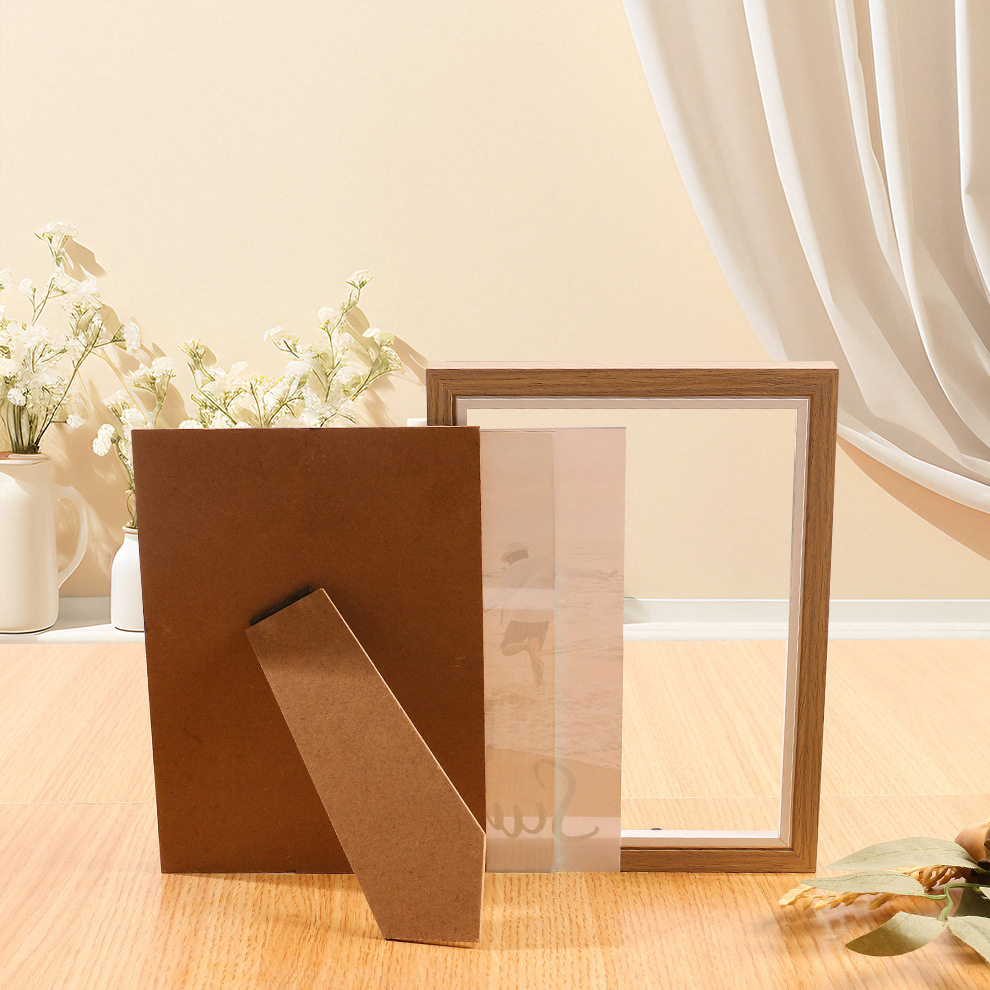 Cross-Border Simple Wooden Photo Frames Wholesale 6-Inch 7-Inch 8inch 10inch Wall-Mounted Tabletop A4 Art Oil Painting Frame Puzzle Frame