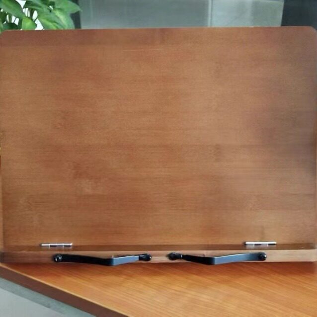 Reading and Painting Bookshelf Wholesale Bamboo Calligraphy Copybook Stand Hollow Calligraphy Reading Bamboo Stand