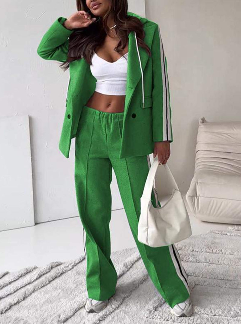Hooded Sweater and Wide Leg Pants Set Casual Style Comfortable Fabric Autumn Winter Fashion Wholesale Available
