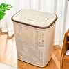 Large storage basket for dirty clothes laundry basket plastic household laundry basket
