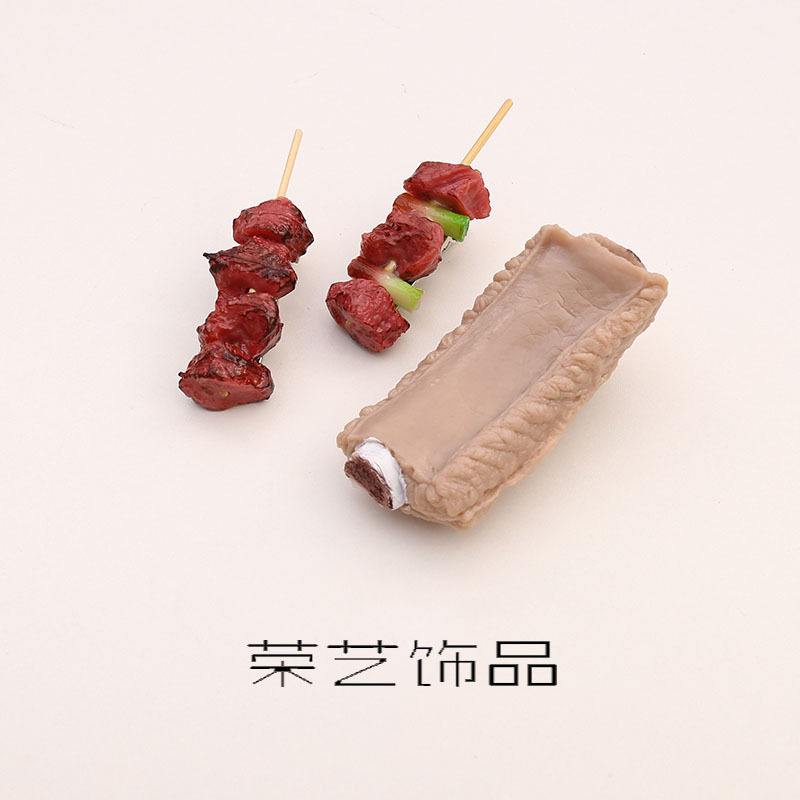 Spareribs Simulation Food Food Play Chicken Wings Funny Barbecue Hairpin Chicken Leg Creative Side Clip Children's Female Niche Summer
