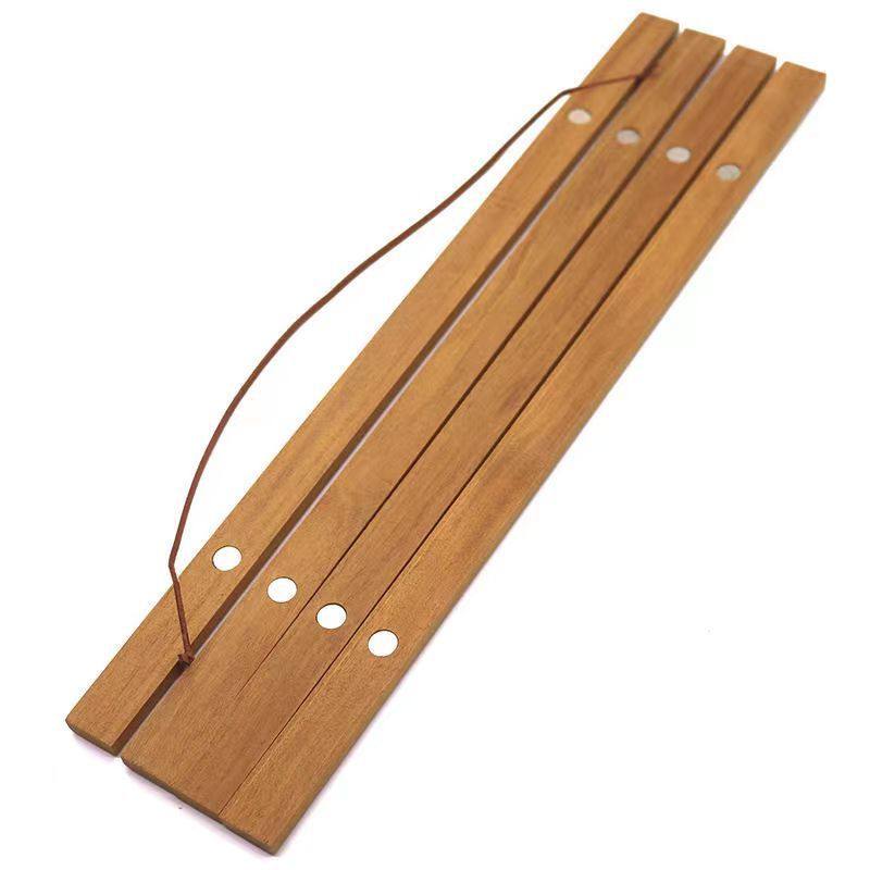 Teak magnetic hanging shaft solid wood poster holder painting core holder magnet hanging picture holder decorative painting creative picture frame magnetic suction picture holder
