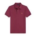 Burgundy-yellow label