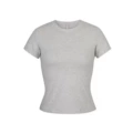 Medium gray - threaded short sleeves (200g threaded cotton)