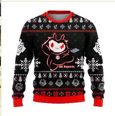 European and American Men's 3D Digital Print Casual Fashion Trendy Round-Neck Sweatshirt with a Unique Loose Fit and Long Sleeves