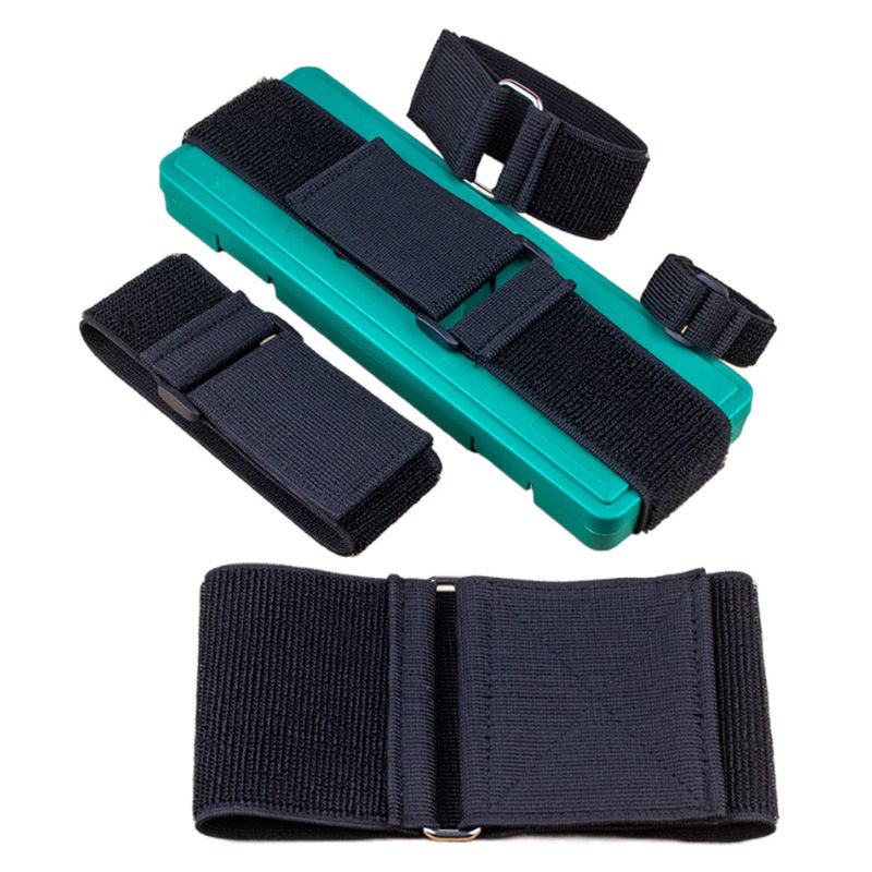 Strong self-adhesive female buckle elastic velcro tie belt waist cargo fixed binding belt for two three-legged legged straps