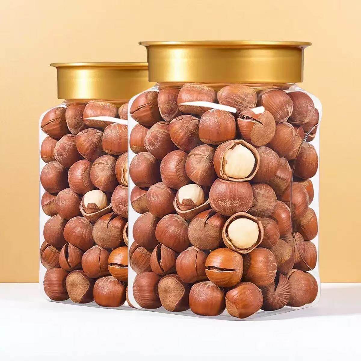 500g of Original Roasted Hazelnuts, Dried Nuts, Snacks, New Year Goods, Cooked Non-Wild Northeast Specialty Large Hazelnut Kernels