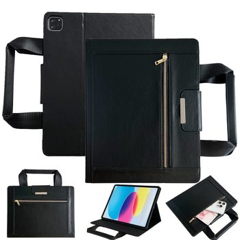 Suitable for Ipad11 Zipper Bag Ipad10.2 Leather Case Mni7 Shell Air132025 Handbag 10.9 Protective Cover