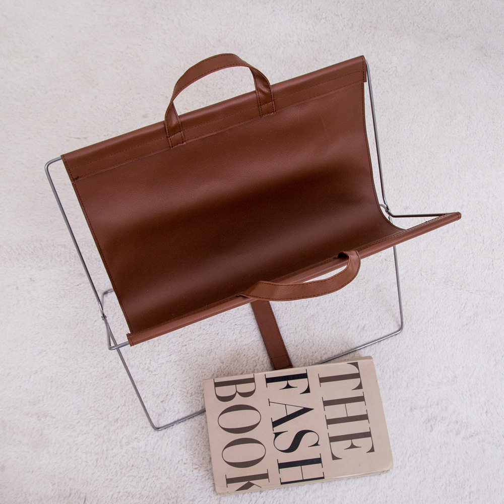 Modern Light Luxury Model Room Bookshelf Magazine Rack Storage Rack Desktop Home Picture Book Storage Rack