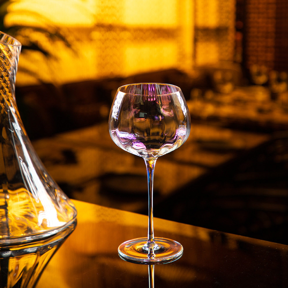 Light Luxury Creative Colorful Red Wine Glasses for Home Use, Crystal Glass Wine Dispenser, Wine Jug, Red Wine Glass Set Wholesale