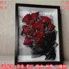 Stereo Hollow Dried Flower Photo Frame DIY Handmade Gift Photo Frame Table Dried Rose Eternal Flower Creative Specimen Frame