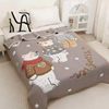 Single Cotton Gauze Cover Blanket for Four Seasons Universal High-grade Cartoon Cloud Towel Nap Thickened Cotton Towel Quilt