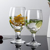 Thickened glass beer cup juice cup water cup glass cup ambassador multi-purpose water Cup Jindalai red wine glass
