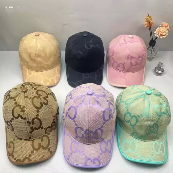 New Candy Color Soft Crown Baseball Cap High Quality Big G Letter Hat European and American Fashion Versatile Trendy Snapback