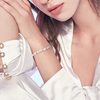 White Copper Wisteria Flower Bracelet for Women Ins Accessible Luxury Simple Hand Jewelry 2023 New Style for Girlfriend