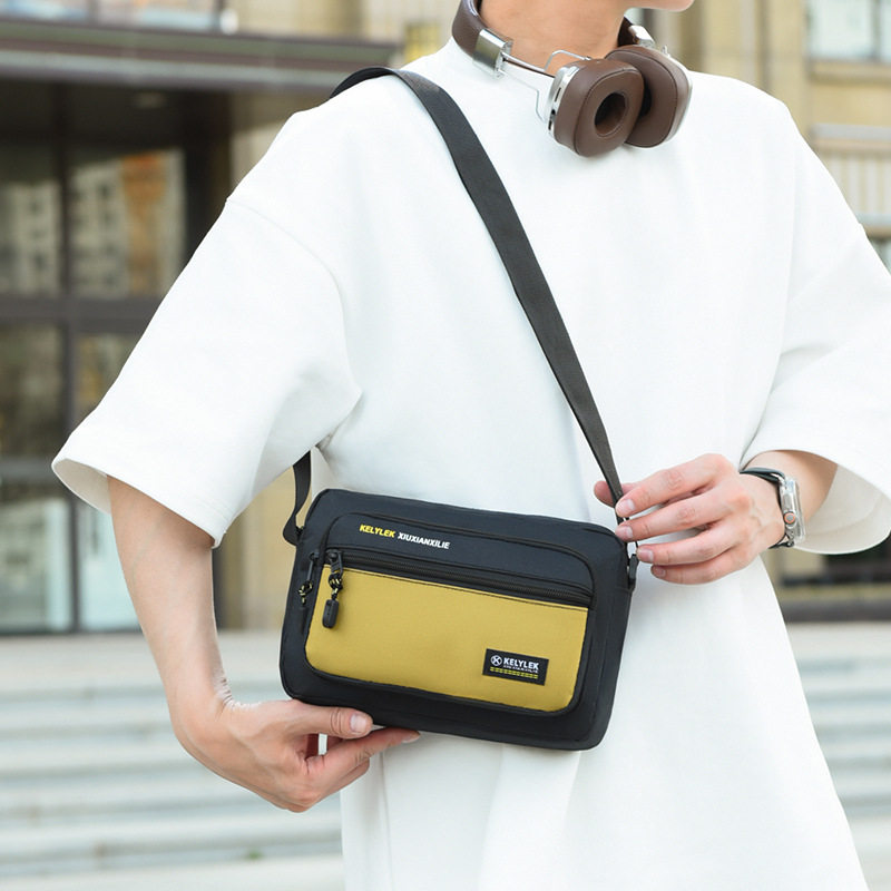 Crossbody Bag for Men 2025 New Casual Versatile Men's Backpack Fashion Simple Shoulder Bag Canvas Bag Satchel Handbag