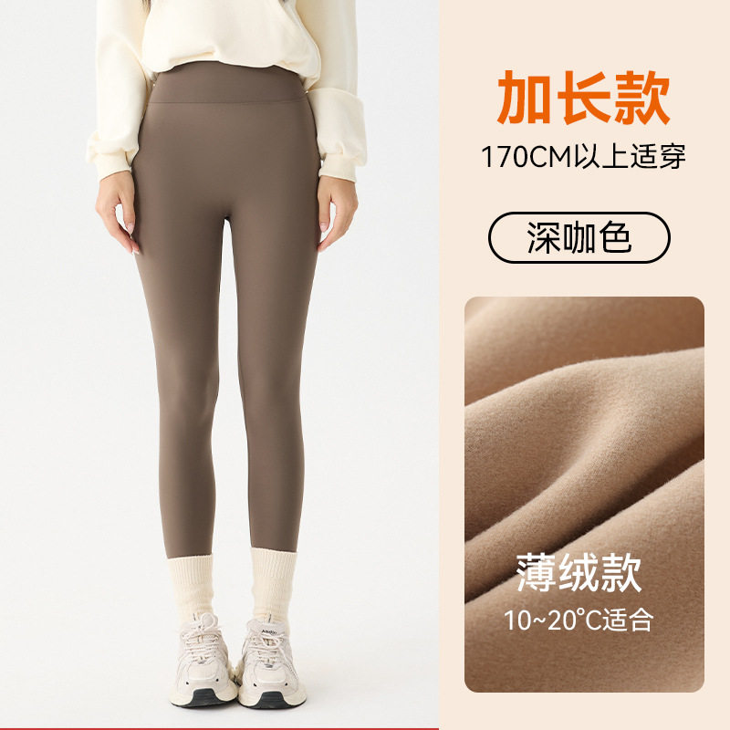 高端加绒鲨鱼裤女外穿秋冬季加厚2025新款保暖秋裤棉裤打底瑜伽裤