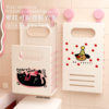 Wall-Mounted Foldableable Dirty Clothes Basket 2025 New Dopamine Large Bathroom Storage Rack Cartoon Cute Storage Basket