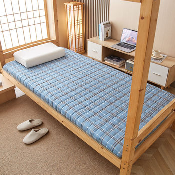 Cotton mattress dormitory student single thick moisture-proof soft cushion College student upper and lower bed dormitory special mattress mat