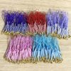 Color mobile phone lanyard lobster clasp golden rope corn braided rope short U disk doll creative gift accessories